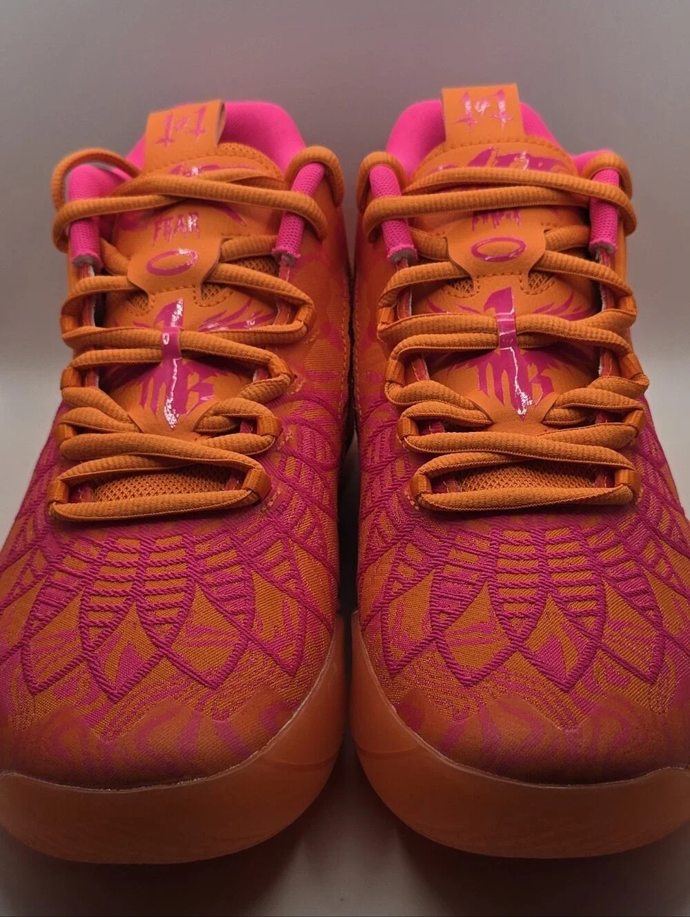 PUMA MB.01234 Mash-Up Orange Pink Men's Basketball Mens 9